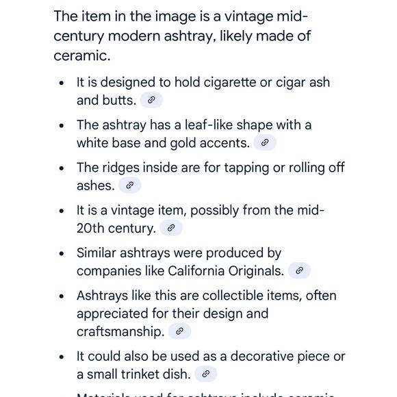 Vintage California Originals Starburst Pottery MCM Bowl Cover Ashtray #158 E25 - Picture 9 of 9